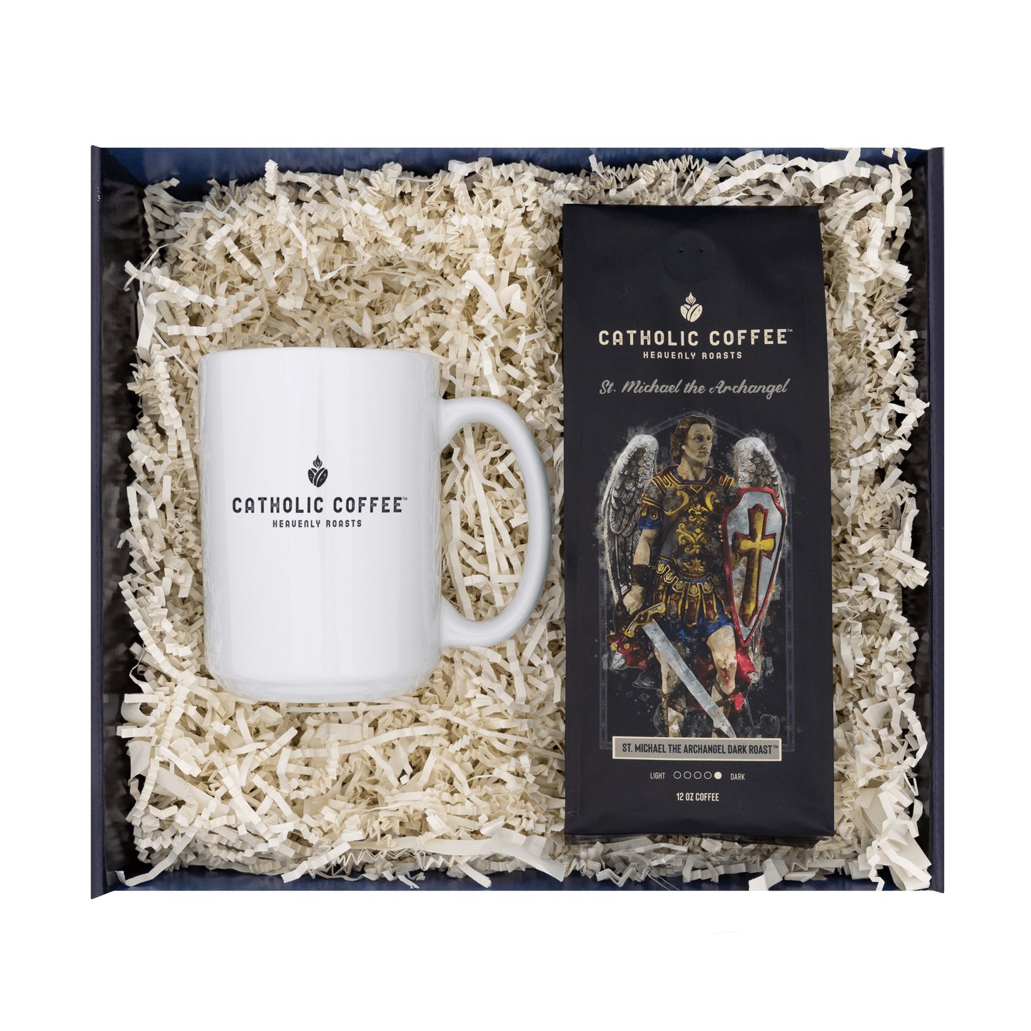CF White Mug & StMichael Roast Set - Ground