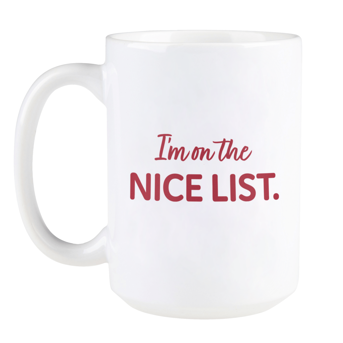 Santa's Coffee Nice List Mug
