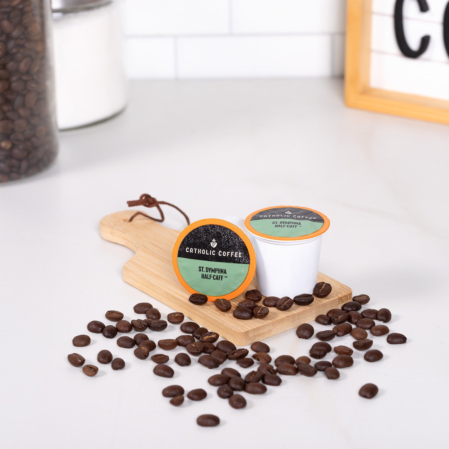 Saint Dymphna Half Decaf-12 K-Cup Box