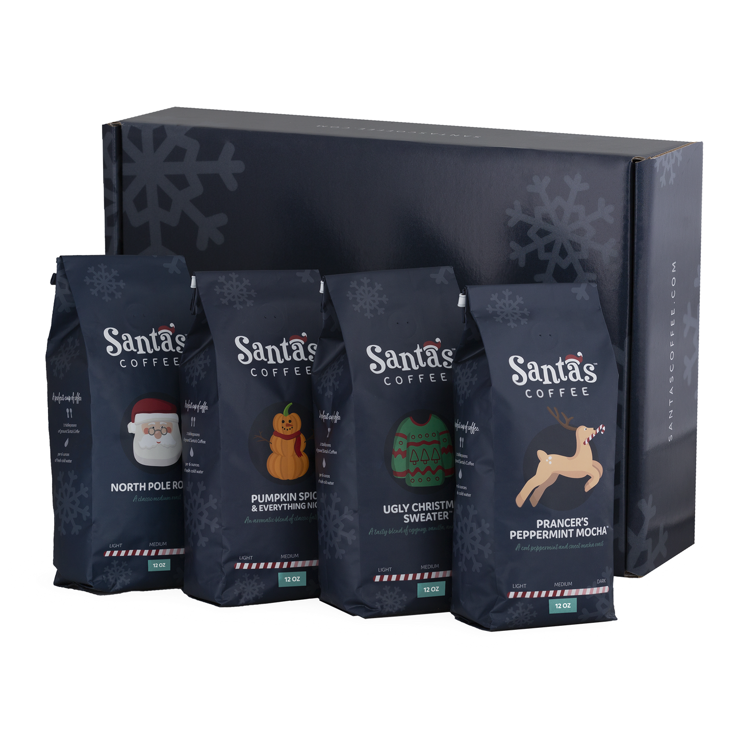 Santa's Coffee Seasonal Blends Variety Box