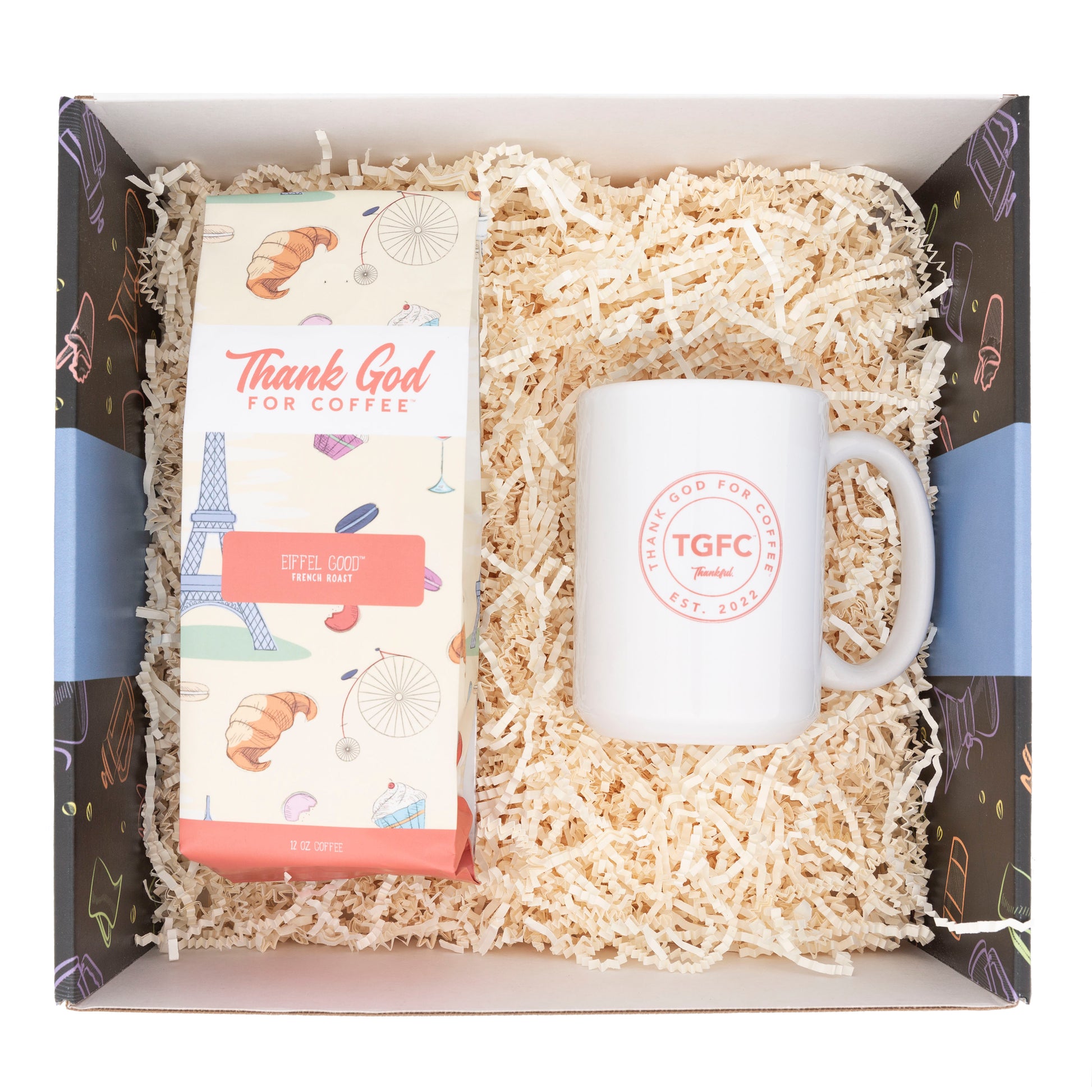 Eiffel Good Coffee and Mug Gift Set