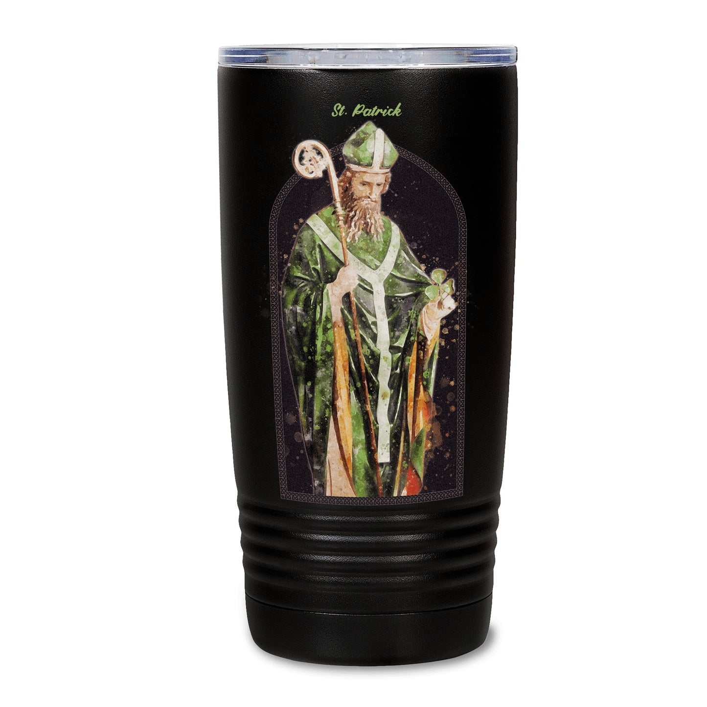St. Patrick Black Insulated Tumbler - 20oz