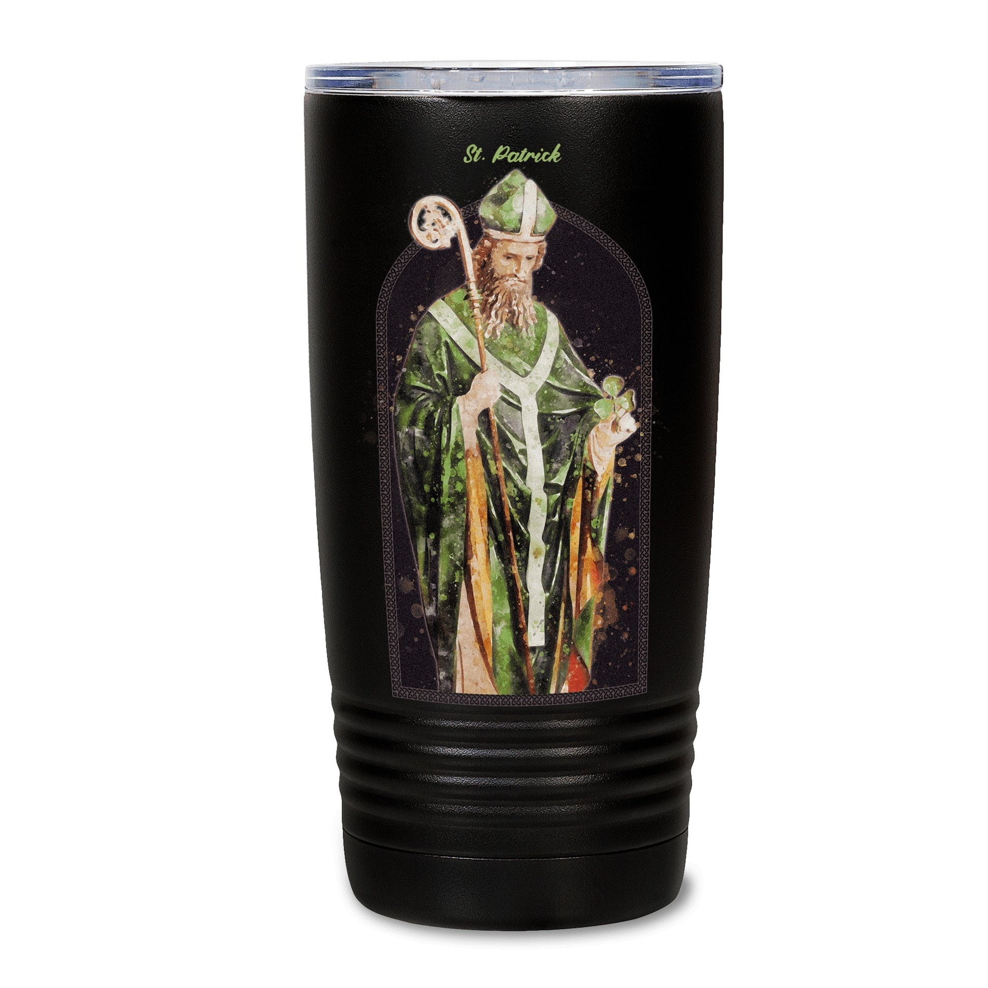 St. Patrick Black Insulated Tumbler - 20oz