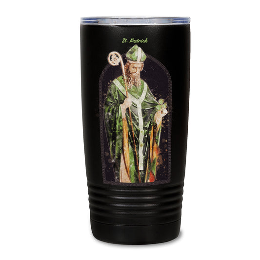 St. Patrick Black Insulated Tumbler - 20oz