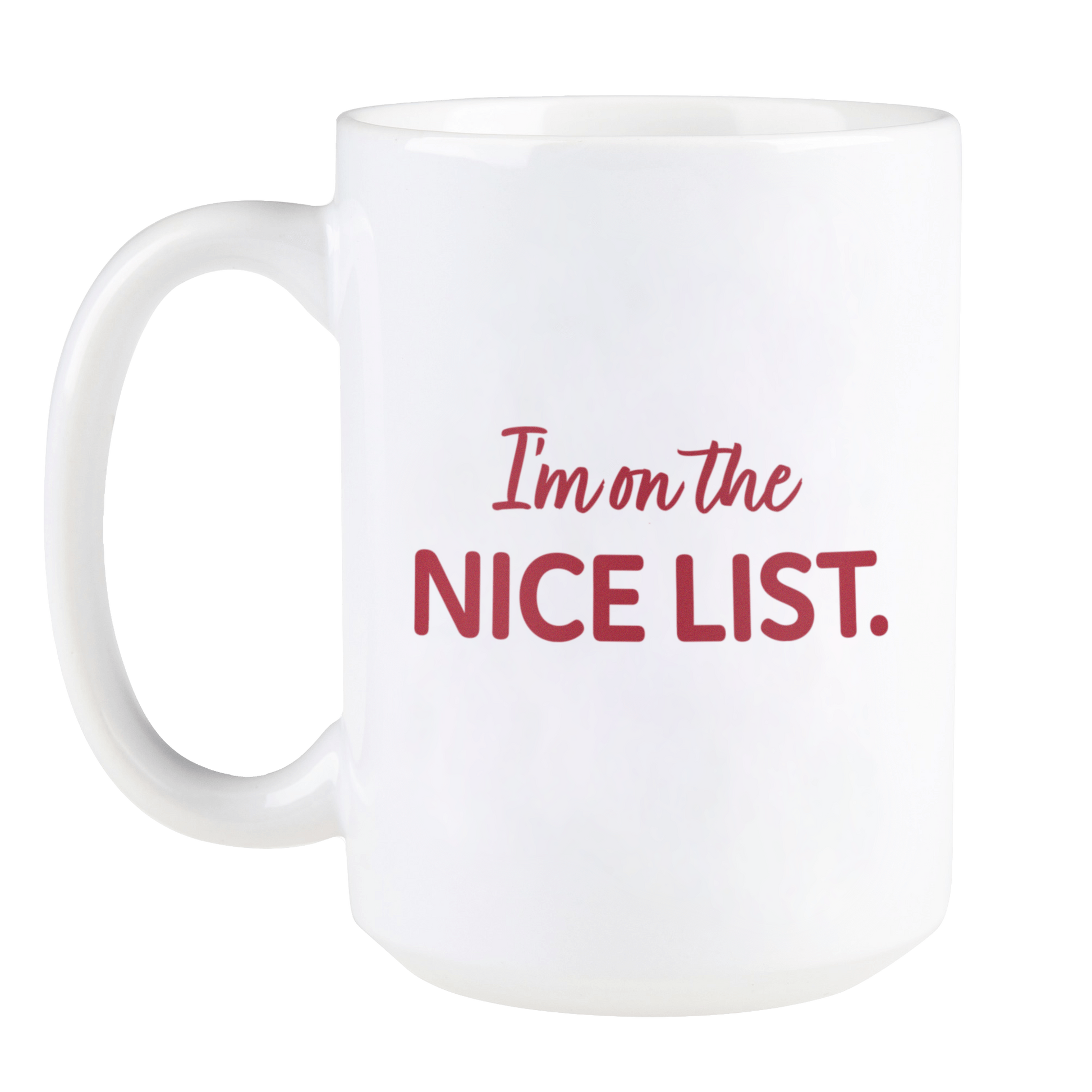 Santa's Coffee Nice List Mug