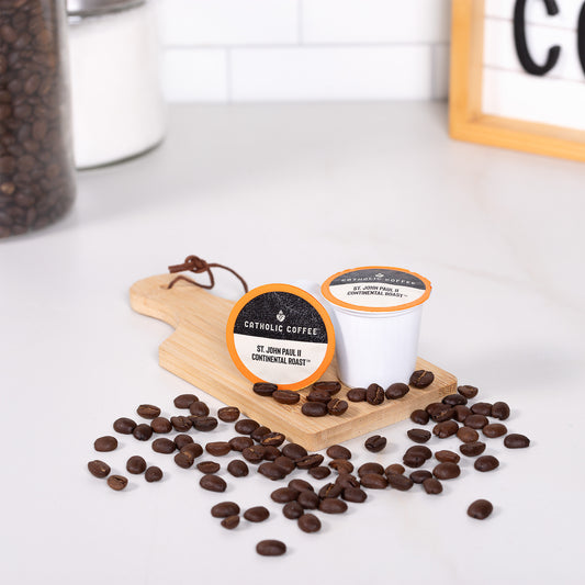 St. John Paul II Peruvian Dark Roast Coffee 12 K-Cup Box