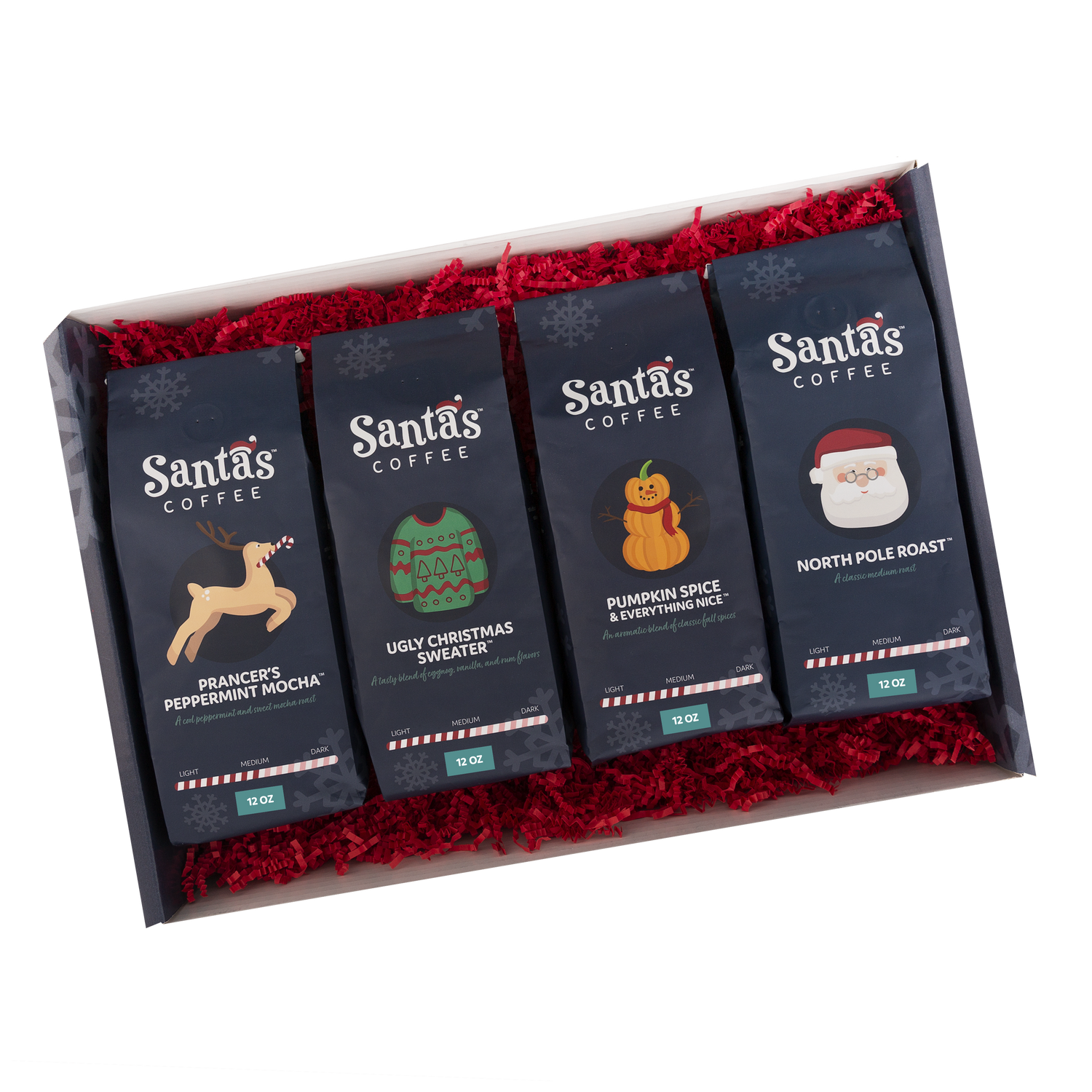 Santa's Coffee Seasonal Blends Variety Box