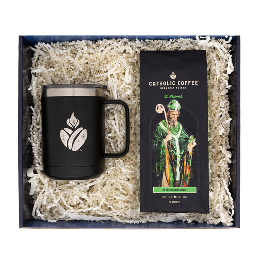 CF Travel Mug & StPatrick Roast Set - Ground