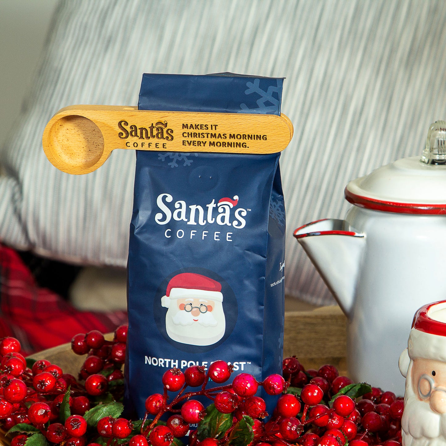 Christmas Every Morning Coffee Scoop