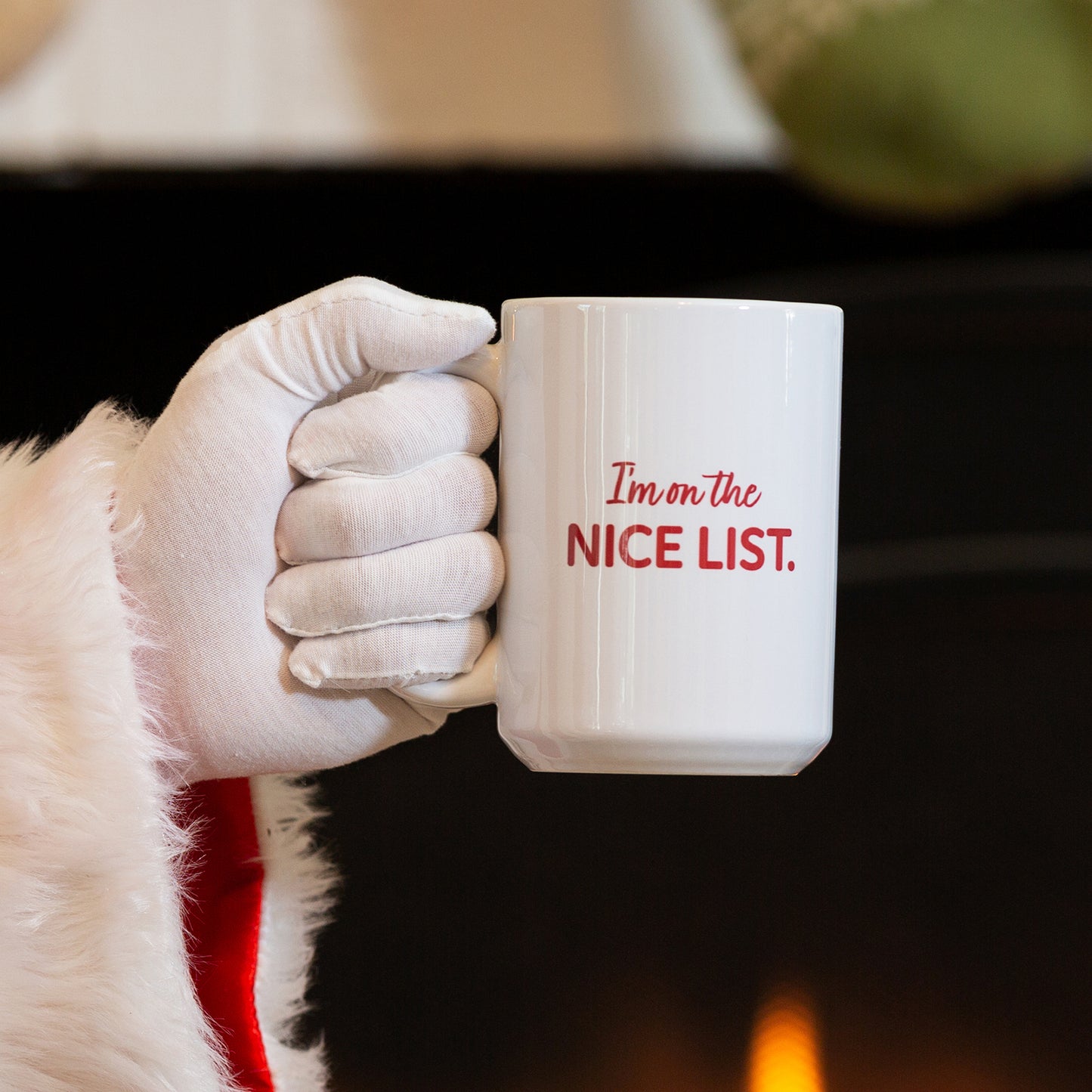 Santa's Coffee Naughty List Mug