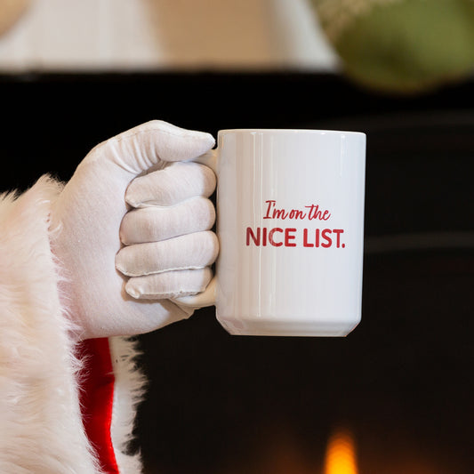 Santa's Coffee Naughty List Mug