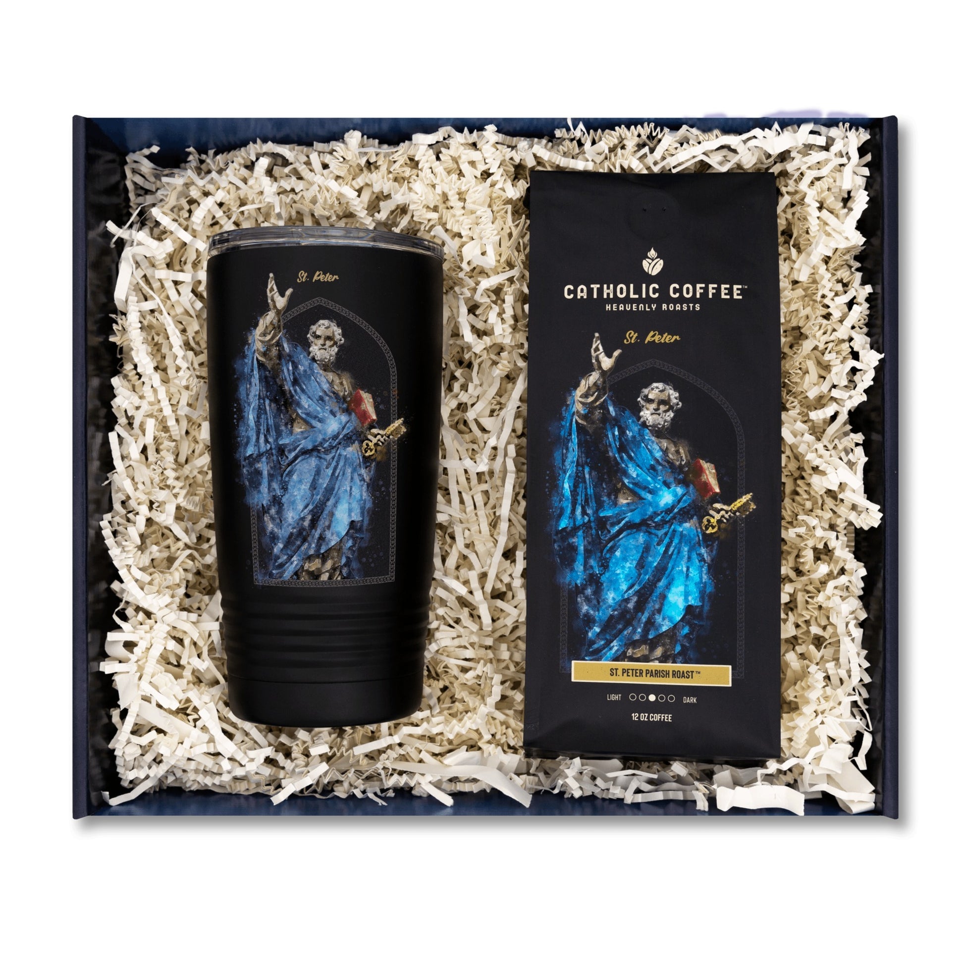 St. Peter Medium Roast Coffee and Tumbler Gift Set - Ground