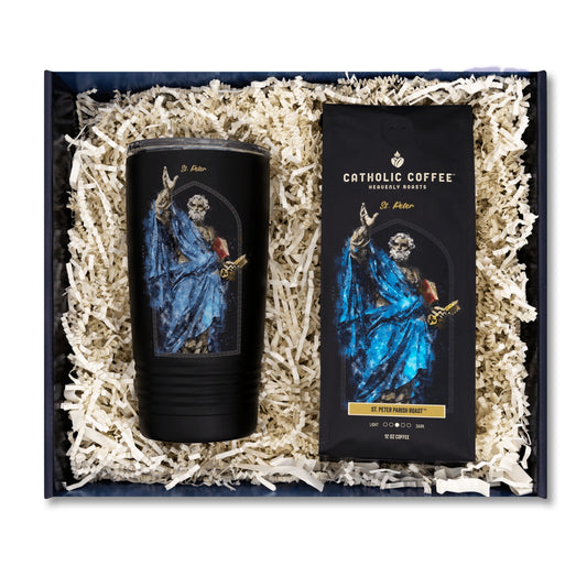 St. Peter Medium Roast Coffee and Tumbler Gift Set - Ground